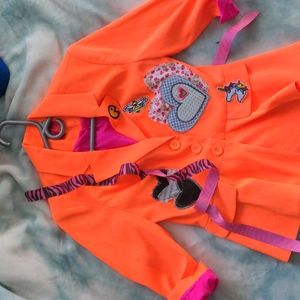 Hot orange jacket